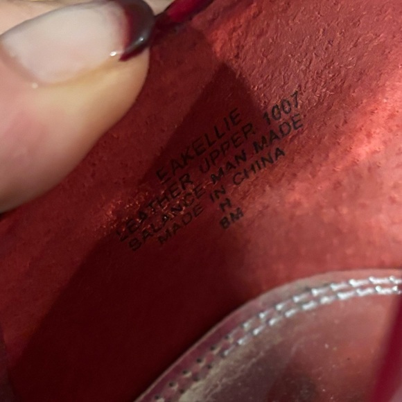 Enzo Angiolini Red Flats with Bow Detail - Picture 4 of 4